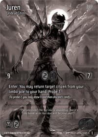 Juren (Cosmo Foil) - Wicked Prophecy [Wave 1] (eBay Gen Con Exclusive) - Kryptik TCG card