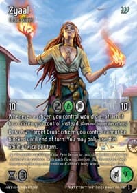 Zyaal (Cosmo Foil) - Wicked Prophecy [Wave 1] - Kryptik TCG card