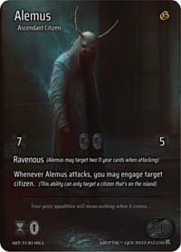 Alemus (Full Art) - Genesis [Kickstarter] - Kryptik TCG card