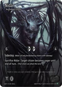 Nidar (Full Art) - Genesis [Kickstarter] - Kryptik TCG card