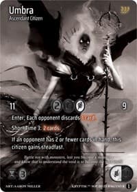 Umbra (Cosmo Foil) - Wicked Prophecy [Wave 1] (eBay Gen Con Exclusive) - Kryptik TCG card