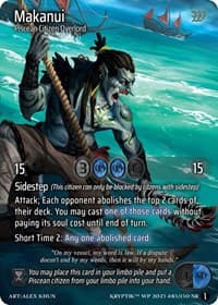 Makanui (Cosmo Foil) - Wicked Prophecy [Wave 1] - Kryptik TCG card