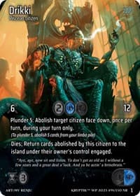 Drikki (Cosmo Foil) - Wicked Prophecy [Wave 1] - Kryptik TCG card