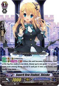 Superb New Student, Shizuku - D-PV01: History Collection - Cardfight Vanguard card