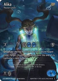 Alika (Cosmo Foil) - Wicked Prophecy [Wave 1] - Kryptik TCG card