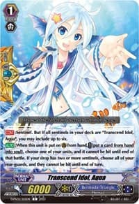 Transcend Idol, Aqua - D-PV01: History Collection - Cardfight Vanguard card