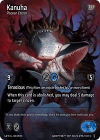 Kanuha (Cosmo Foil) - Wicked Prophecy [Wave 1] - Kryptik TCG card