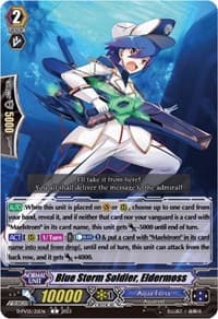 Blue Storm Soldier, Eldermoss - D-PV01: History Collection - Cardfight Vanguard card