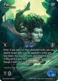 Pao (Cosmo Foil) - Wicked Prophecy [Wave 1] - Kryptik TCG card