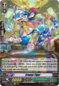 Crayon Tiger - D-PV01: History Collection - Cardfight Vanguard card