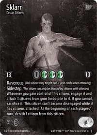 Sklarr (Cosmo Foil) - Wicked Prophecy [Wave 1] (eBay Gen Con Exclusive) - Kryptik TCG card