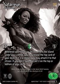 Safarreye (Cosmo Foil) - Wicked Prophecy [Wave 1] (eBay Gen Con Exclusive) - Kryptik TCG card