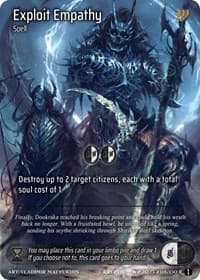 Exploit Empathy (Cosmo Foil) - Wicked Prophecy [Wave 1] - Kryptik TCG card