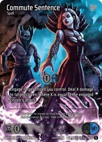 Commute Sentence (Cosmo Foil) - Wicked Prophecy [Wave 1] - Kryptik TCG card