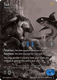 Tua (Cosmo Foil) - Wicked Prophecy [Wave 1] (eBay Gen Con Exclusive) - Kryptik TCG card