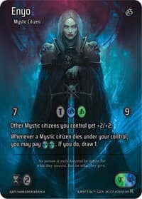 Enyo (Full Art) - Genesis [Kickstarter] - Kryptik TCG card