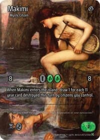 Makimi (Full Art) - Genesis [Kickstarter] - Kryptik TCG card