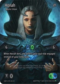 Honah (Full Art) - Genesis [Kickstarter] - Kryptik TCG card