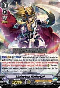 Blazing Lion, Platina Ezel - D-PV01: History Collection - Cardfight Vanguard card