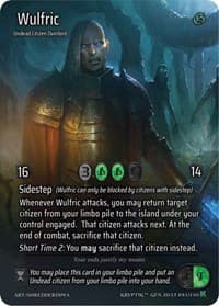 Wulfric (Full Art) - Genesis [Kickstarter] - Kryptik TCG card