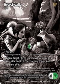 Beastwalk (Cosmo Foil) - Wicked Prophecy [Wave 1] (eBay Gen Con Exclusive) - Kryptik TCG card