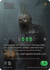 Samara (Full Art) - Genesis [Kickstarter] - Kryptik TCG card