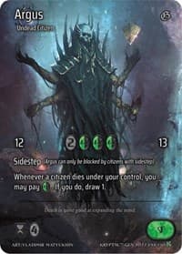 Argus (Full Art) - Genesis [Kickstarter] - Kryptik TCG card