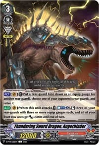 Thundering Sword Dragon, Angerblader - D-PV01: History Collection - Cardfight Vanguard card
