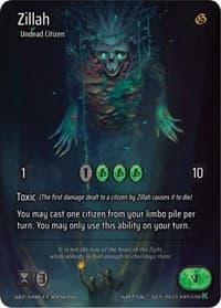 Zillah (Full Art) - Genesis [Kickstarter] - Kryptik TCG card