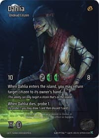 Dahlia (Full Art) - Genesis [Kickstarter] - Kryptik TCG card