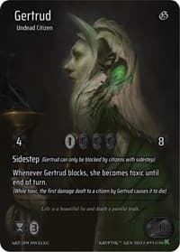 Gertrud (Full Art) - Genesis [Kickstarter] - Kryptik TCG card