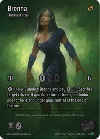 Brenna (Full Art) - Genesis [Kickstarter] - Kryptik TCG card