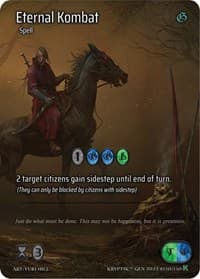 Eternal Kombat (Full Art) - Genesis [Kickstarter] - Kryptik TCG card