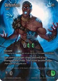 Detention (Full Art) - Genesis [Kickstarter] - Kryptik TCG card