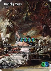 Unholy Mess (Full Art) - Genesis [Kickstarter] - Kryptik TCG card