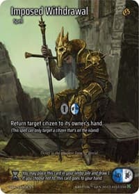 Imposed Withdrawal (Full Art) - Genesis [Kickstarter] - Kryptik TCG card