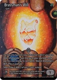 Brassman's Will (Full Art) - Genesis [Kickstarter] - Kryptik TCG card