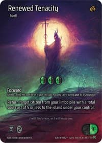 Renewed Tenacity (Full Art) - Genesis [Kickstarter] - Kryptik TCG card