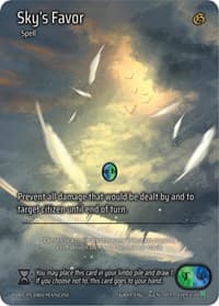 Sky's Favor (Full Art) - Genesis [Kickstarter] - Kryptik TCG card