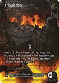 Tribulation (Full Art) - Genesis [Kickstarter] - Kryptik TCG card