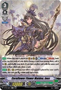 Cornflower Flower Maiden, Ines - D-PV01: History Collection - Cardfight Vanguard card