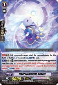 Light Elemental, Honoly - D-PV01: History Collection - Cardfight Vanguard card