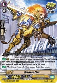 Scarface Lion - D-PV01: History Collection - Cardfight Vanguard card