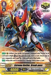 Extreme Battler, Break-pass - D-PV01: History Collection - Cardfight Vanguard card