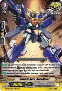 Cosmic Hero, Grandbeat - D-PV01: History Collection - Cardfight Vanguard card