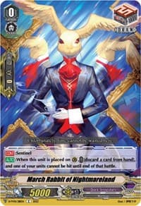 March Rabbit of Nightmareland - D-PV01: History Collection - Cardfight Vanguard card