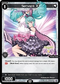 Servant # - Prismatic Diva - WIXOSS card