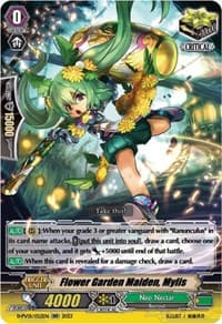 Flower Garden Maiden, Mylis - D-PV01: History Collection - Cardfight Vanguard card