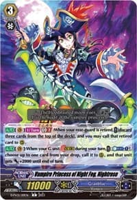 Vampire Princess of Night Fog, Nightrose - D-PV01: History Collection - Cardfight Vanguard card