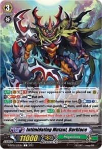 Intimidating Mutant, Darkface - D-PV01: History Collection - Cardfight Vanguard card